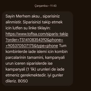 Tofisa Pijama Takımının Renk Geçirmesi Ve Geri Ödeme Talebi