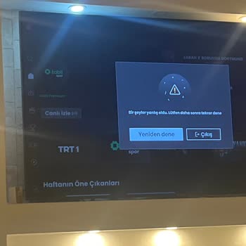 Tabii Uygulamasında Sürekli Giriş Hatası Ve Yayın Kesintisi