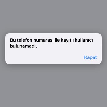 Telefon Numarasıyla Giriş Hatası Nedeniyle Hesaba Erişimin Kesilmesi