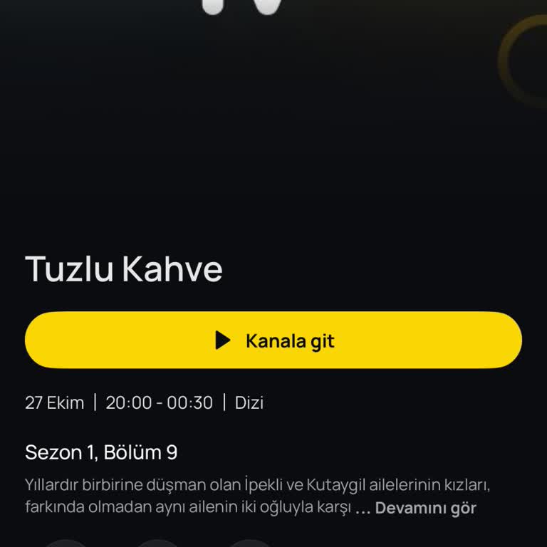 Turkcell TV+’da Tuzlu Kahve Dizisi Bölümleri Açılmıyor