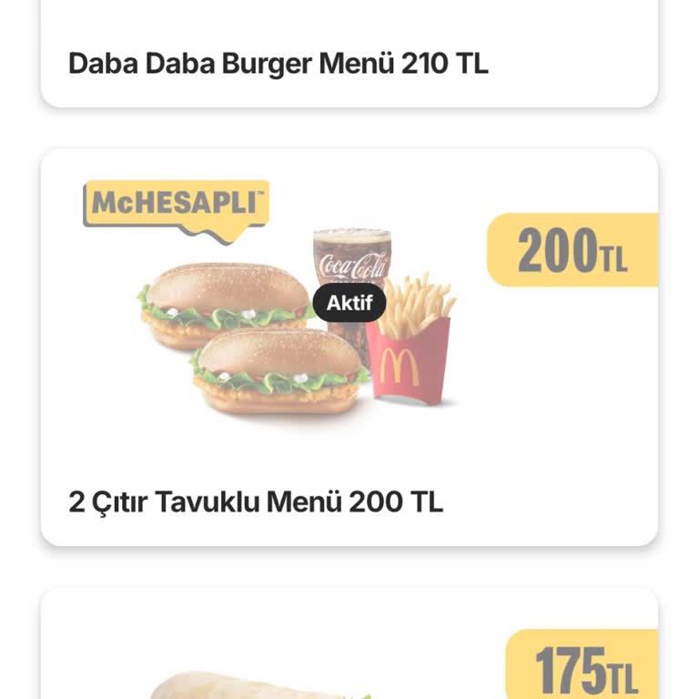 McDonald’s MyM Uygulamasında Kampanya Uyumsuzluğu Ve Şube Bilgilendirme Eksikliği