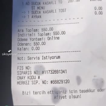 Köfteci Yusuf Döşemealtı Şubesi Örümcek Çıktı Yemekten!