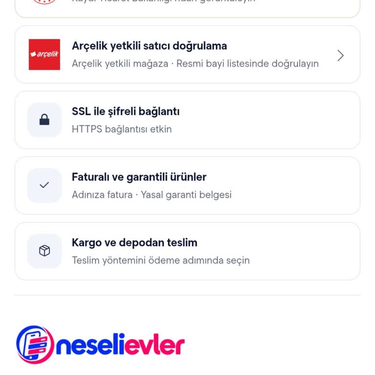 Neşelievler.com'dan Samsung S26 Ultra Peşinat İadesi Talebi