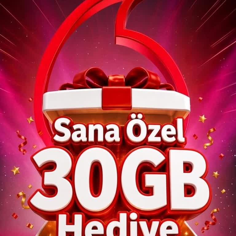 Vodafone'da 30 GB Hediye İnternet Tanımlama Hatası