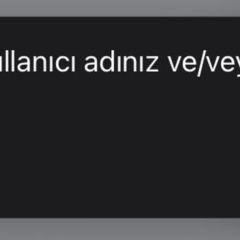 İBB Genç Üniversiteli Burs Sistemine Girişte E6001 Hatası