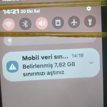 Vodafone Mobil İnterneti Kapalıyken Haksız Yüksek Fatura Ve Yetersiz Müşteri Desteği