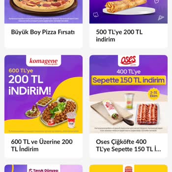 GetirYemek Uygulamasında Tanımlanan 500 TL İndirim Görünmüyor