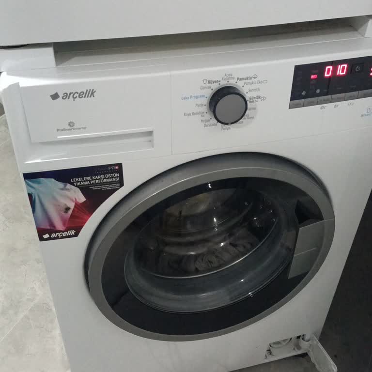 Arçelik Çamaşır Makinesinin Sıkma Aşamasında Takılma Ve 1 Hafta Parça Bekleme Şikayeti