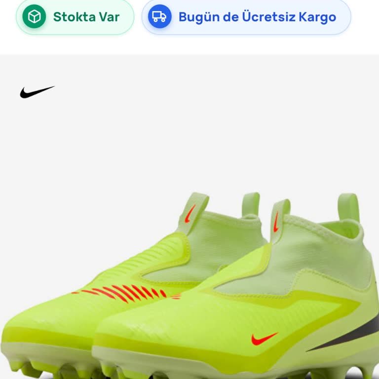 Nike Jr Phantom High Krampon Siparişi Kargoya Verilmedi