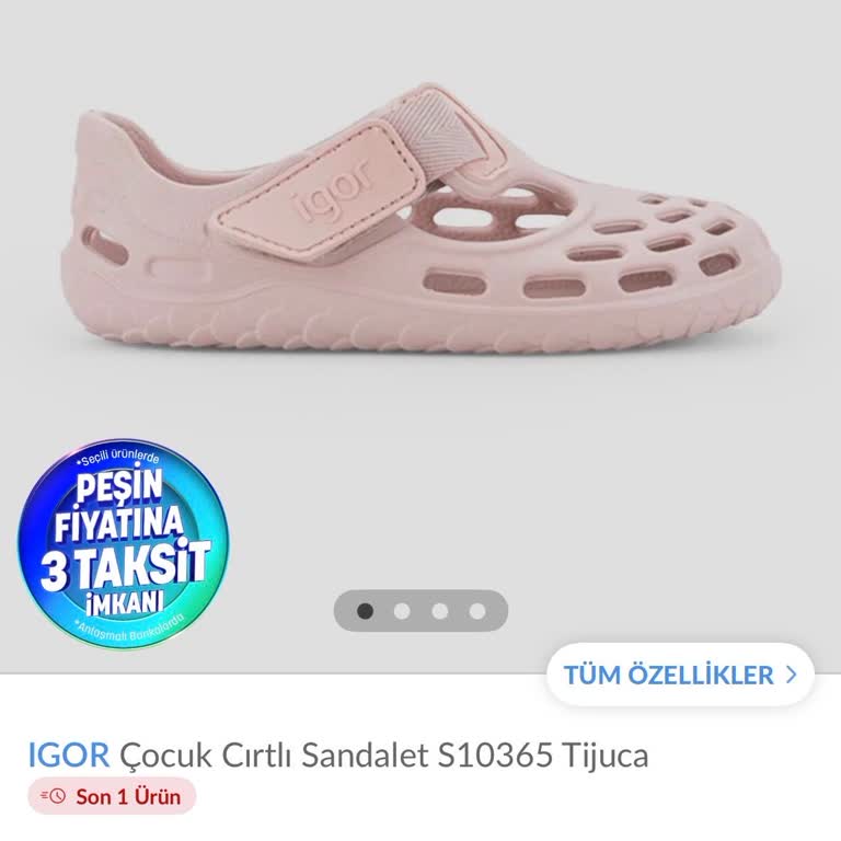 Teslim Edildi Görünen Çocuk Sandalet Siparişi Elime Ulaşmadı Ve Ücret İadesi Talep Ediyorum