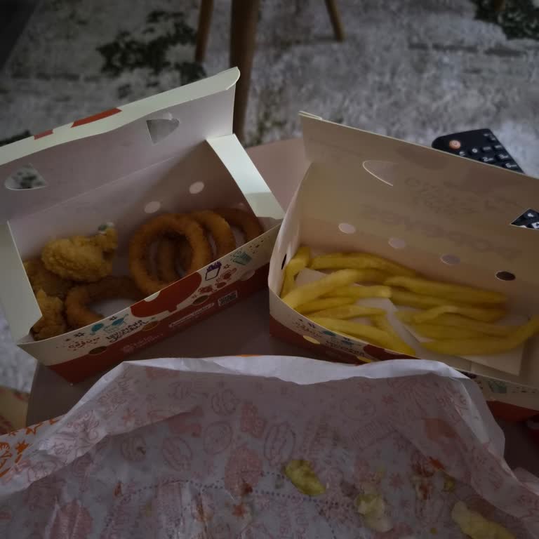 Popeyes Burdur Şubesinden Soğuk Gelen Tavuk Burger Ve Yan Ürünler