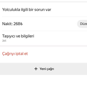 Kartlı Ödeme Seçili Olmasına Rağmen Yandex Go’da Nakit Talep Ediliyor