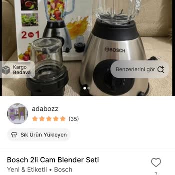 Gardrops'ta Sahte Ve Arızalı Bosch Blender Seti İçin İade Talebi