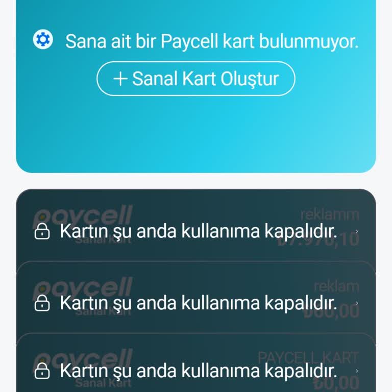 Paycell Kartlarım Aniden Kapatıldı Ve 8000 TL Bakiyeye Erişilemiyor