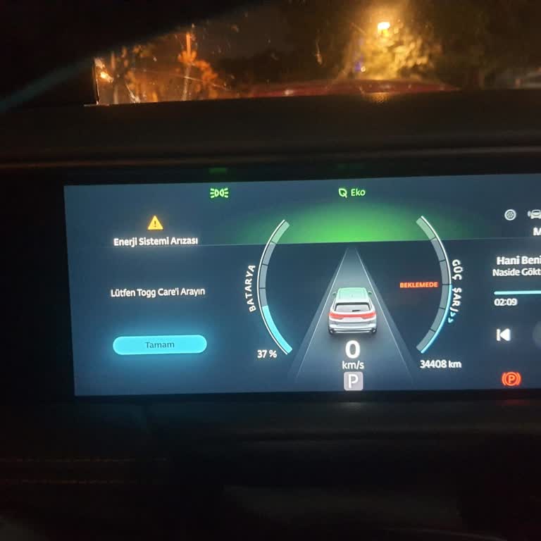 Togg T10X V2 Araçta Enerji Sistemi Arızası Ve İkame Araç Sağlanamaması Servis Yanıtı Eksikliği