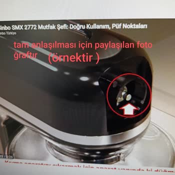 Sinbo SMX 2772 Mikserde Kısa Sürede Parça Kırılması Ve Garanti Sorunu