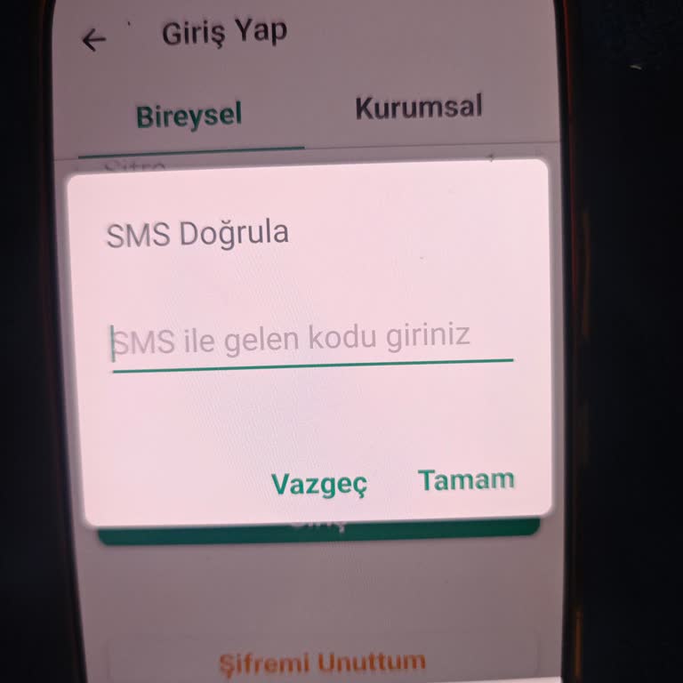 Kuveyt Türk Mobil Uygulamasında SMS Doğrulama Gelmemesi