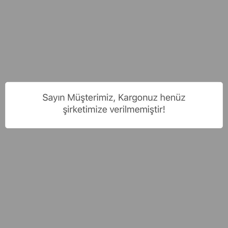 Zara Online Siparişimin Kargo Tesliminde Aşırı Gecikme Ve Bilgi Eksikliği
