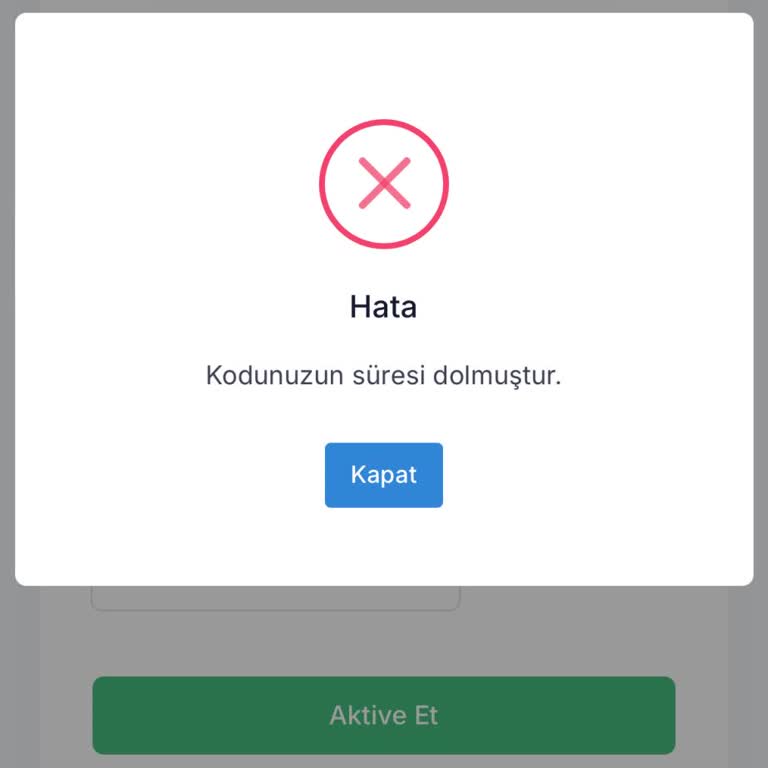 Pegem Kitap Setinin Aktivasyon Kodu Süresi Dolmuş