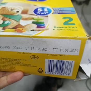Son Tüketim Tarihi Geçmiş Bebelac 2 Devam Sütü Satışı Çocuğumun Sağlığını Tehlikeye Attı