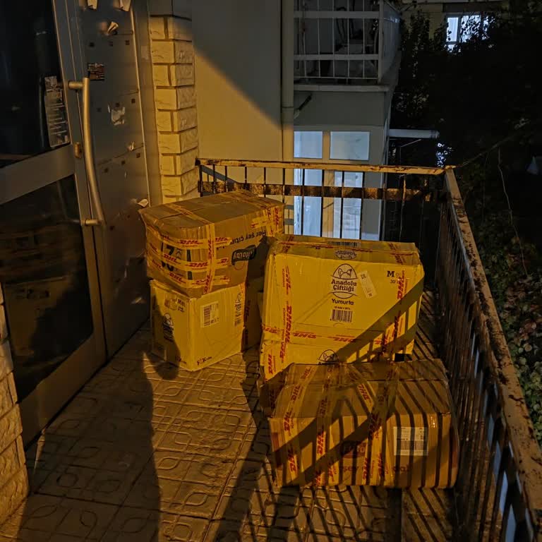 DHL Kurye Tarafından Paketlerin Sokakta Bırakılması Ve Teslimat Sisteminde Yanlış Kayıt