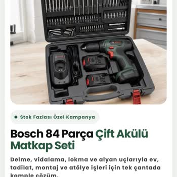 84parcamatkapseti.store Bosch Markalı Matkap Setinin Sahte Olması Ve Yanıltıcı Satış