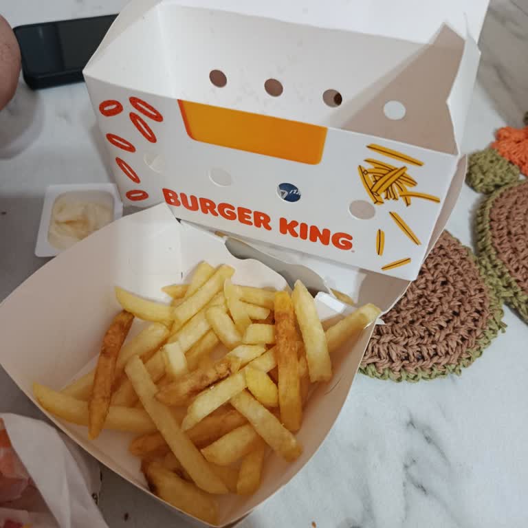 Yemeksepeti Üzerinden Burger King King Boy Patates Boyutu Eksik
