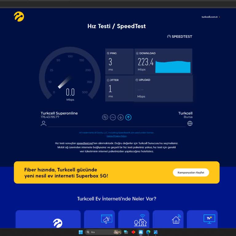 Taahhüt Edilen 1000 Mbps Hızının Gerçekleşmemesi Ve Hız Düşüklüğü