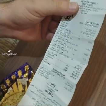 Eti Paketten Eksik Ürün Çıktı