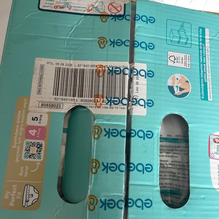 İkinci Paket Prima Premium Care Bebek Bezinde Yırtık Ambalaj Ve Eksik Ürün