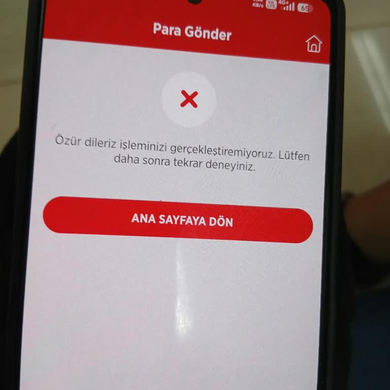 Ziraat Mobil Üzerinden Western Union Transferi Başarısız Ve Hata Mesajı Görüntüleniyor