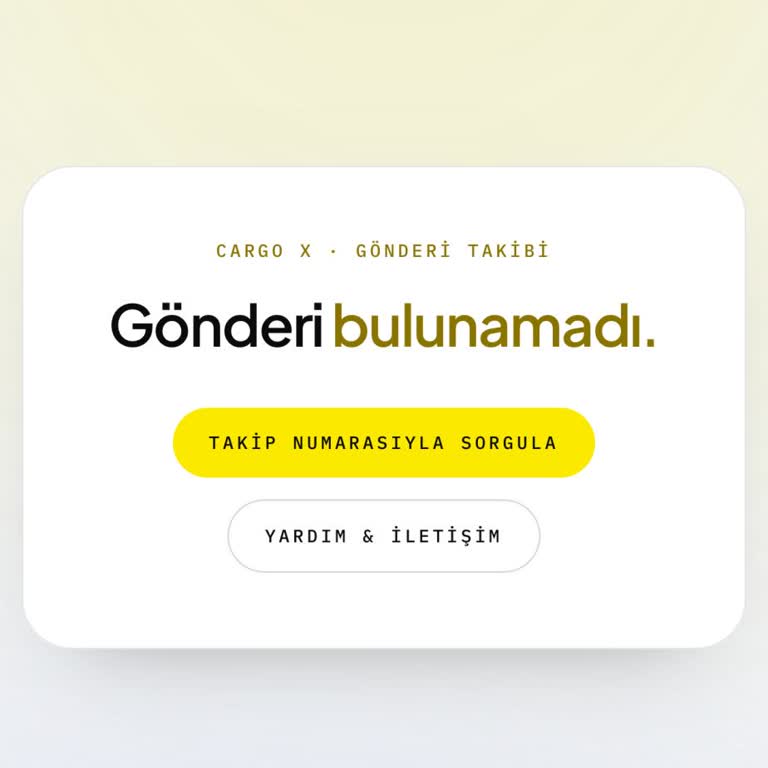 Cargox Takip Sistemi Üzerinde Gönderi Bulunamıyor Ve N11 Geri Dönüş Yapmıyor