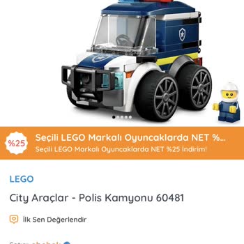 Eksik Lego City Polis Kamyonu Parçası İçin Hızlı Müşteri Desteği Ve Kupon Talebi