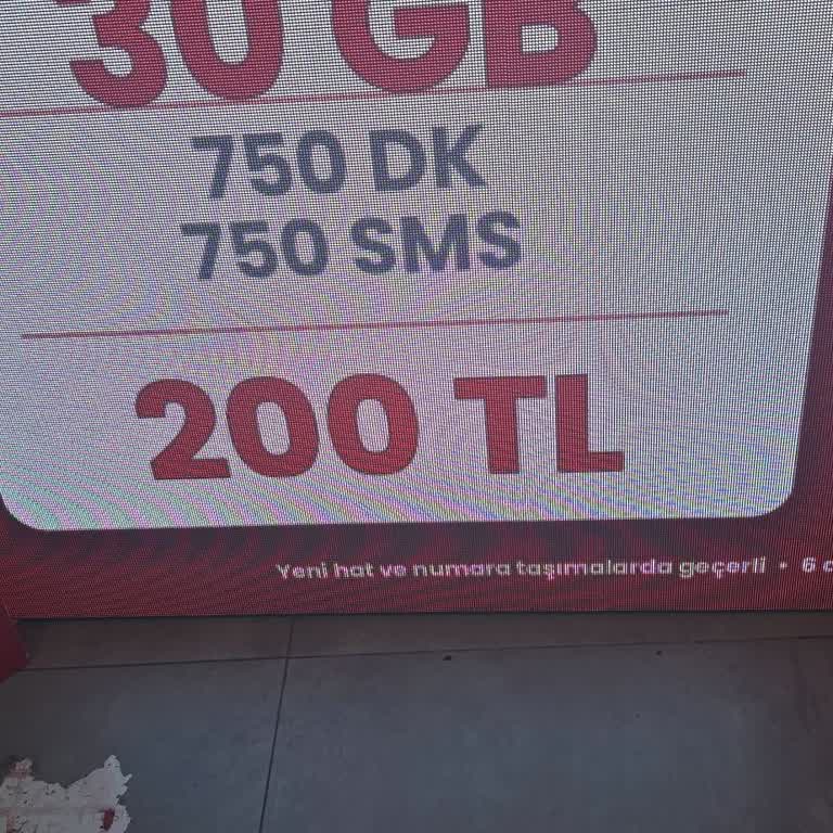 Vodafone Tarife Fiyatında 200 TL'den 300 TL'ye Ani Artış Ve Müşteri Hizmetleri İhmali