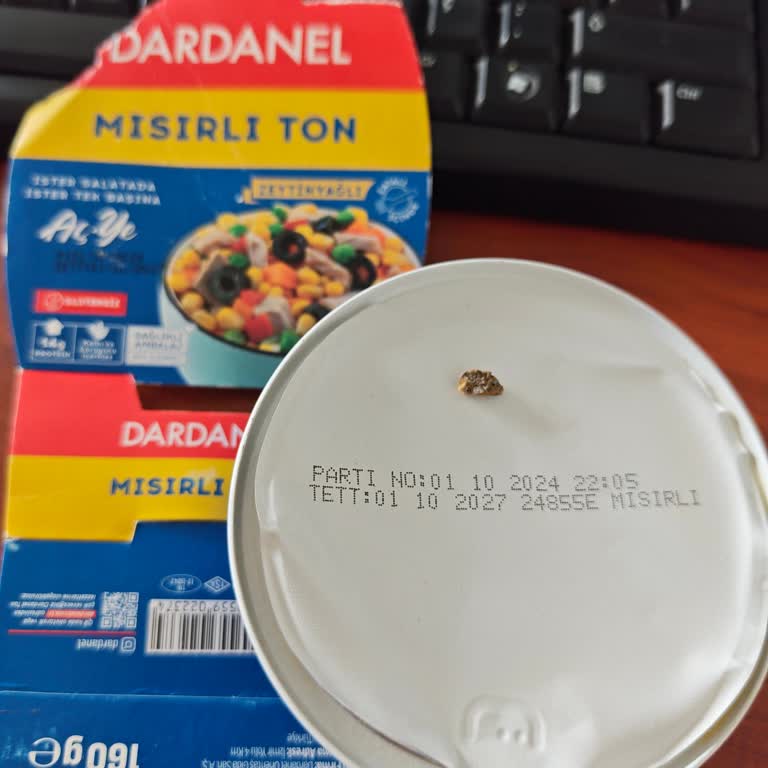 Dardanel Ton Balığı Konservesinde Taş Benzeri Sert Cisim