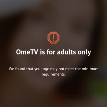 OmeTV Age Restriction – Request For Age Verification