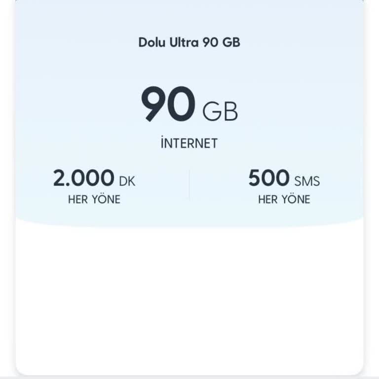 Turkcell Dolu Ultra 90 GB Tarifesinde Fiyat Ayrımcılığı Ve Açıklama İsteği