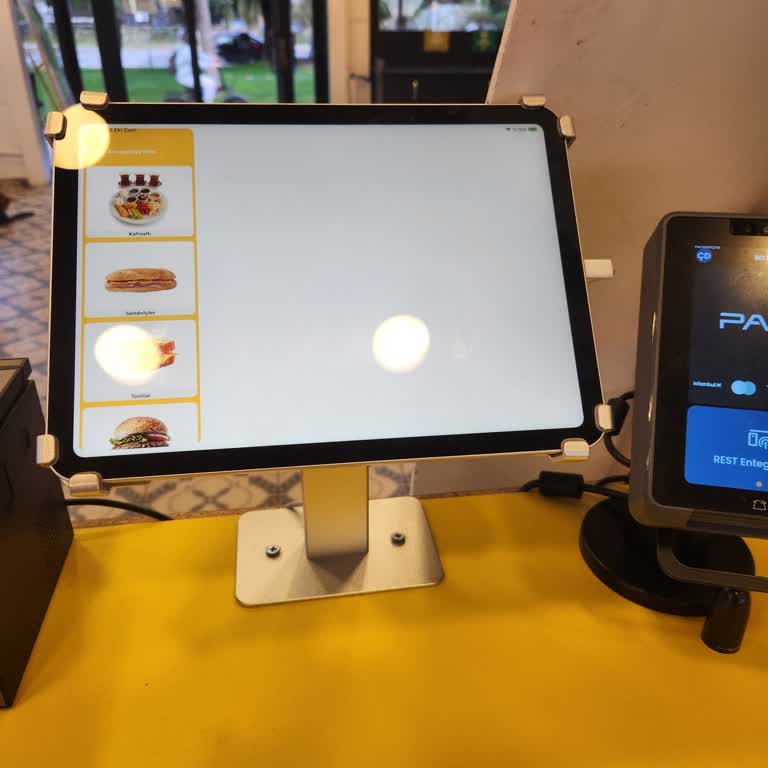 Küçük Cam Bardakta Çay Ve Kasa Nakit Ödemesi Talebi