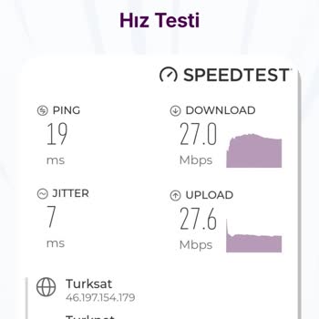 TÜRKSAT Kablo Net Taahhüt Edilen 500 Mbps Hızına Ulaşamama Ve Yetersiz Müşteri Desteği