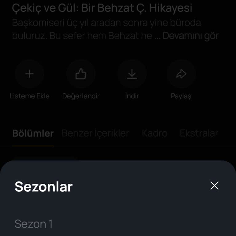Turkcell TV+ Uygulamasında HBO Max Paketinde Behzat Ç Dizisinin Yeni Sezonu Görüntülenmiyor