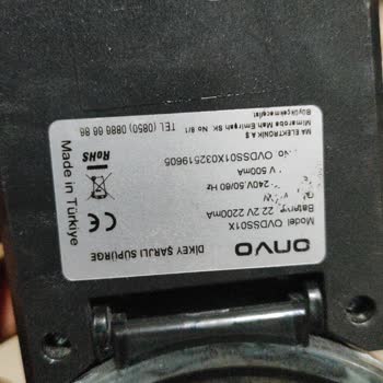 Onvo Süpürge Toz Haznesi Kapağı Parçası Bulunamıyor