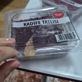 BİM Tatlı Steril Değil Ürünün İçinde Yaprak Çıktı