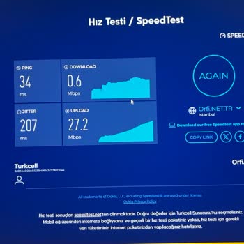 Turkcell Superbox Bağlantısında Yüksek Jitter Ve Düşük İndirme Hızı
