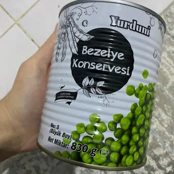 BİM'den Aldığım Yurdum Bezelye Konservesinde Salyangoz Tespiti