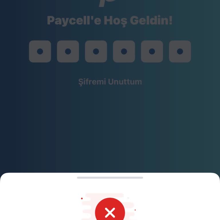 Paycell Girişindeki Sürekli Güvenlik Hatası Ve 3 Aylık Çözülmeyen Sorun