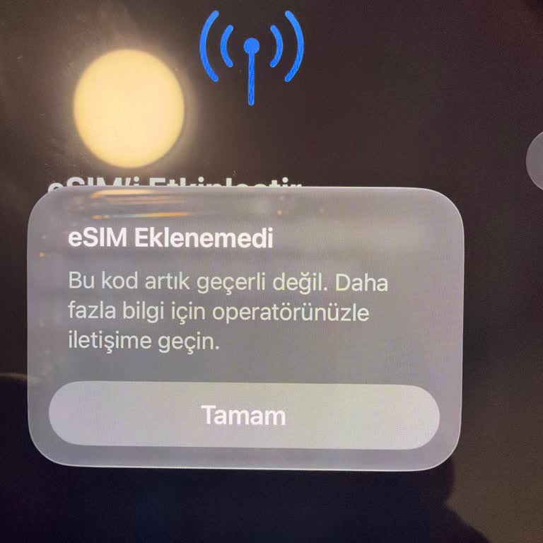 Esim Hattımın Aktif Edilmemesi Yüzünden İşlerimde Kesintiye Uğradı Acil Çözüm Talebi