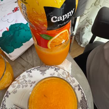 Cappy Pulpy Portakal Suyu'nda Siyah Yabancı Madde