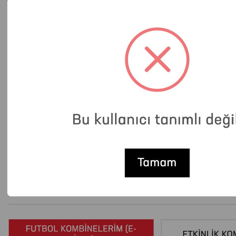 Passo Üzerinden Kombine Eşime Devredilemiyor Kullanıcı Tanımlı Değil Hatası