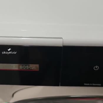 Bosch Çamaşır Makinesi Kusurlu Teslim Edildi