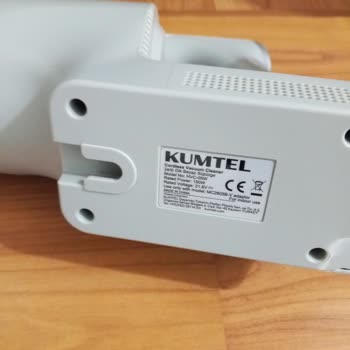 Kumtel Dik Şarjlı Süpürge Toz Haznesi Kırıldı Ve Parça Değişimi Reddedildi